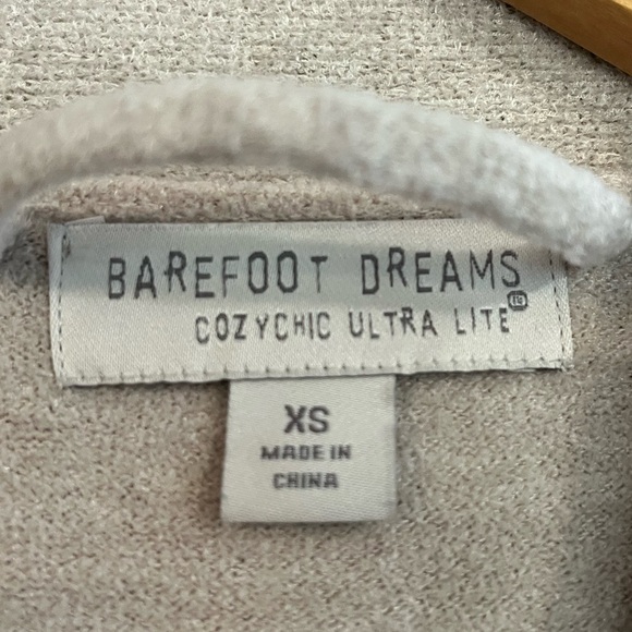Barefoot Dreams CozyChic Ultra Lite Dream Robe in Driftwood/Grey color; size XS - Picture 10 of 12
